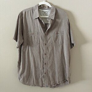 Horny Toad Co Gingham Checkered Plaid Button Up Gorpcore Hiking Preppy Outdoor L